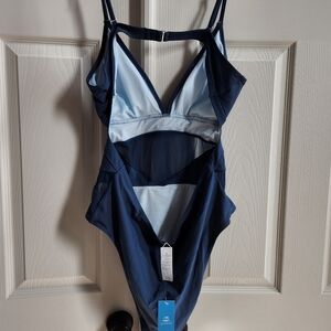 Cupshe cut out Navy one piece